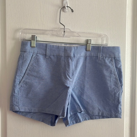 J. Crew baby blue linen shorts - Picture 1 of 3